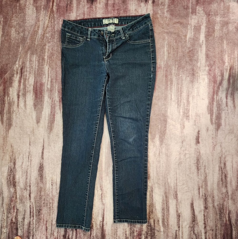 17/21 Exclusive Denim Dark Blue Skinny Jeans